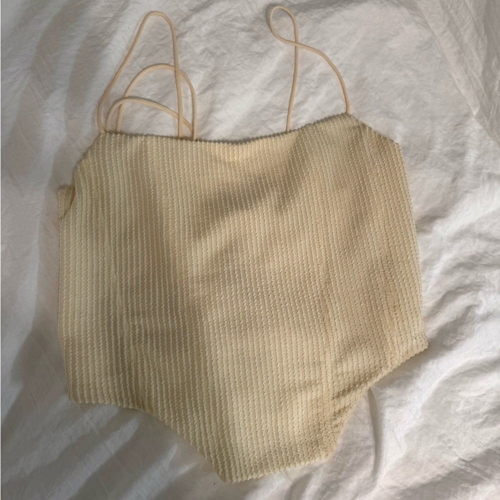 Elegant Beige Women's Top